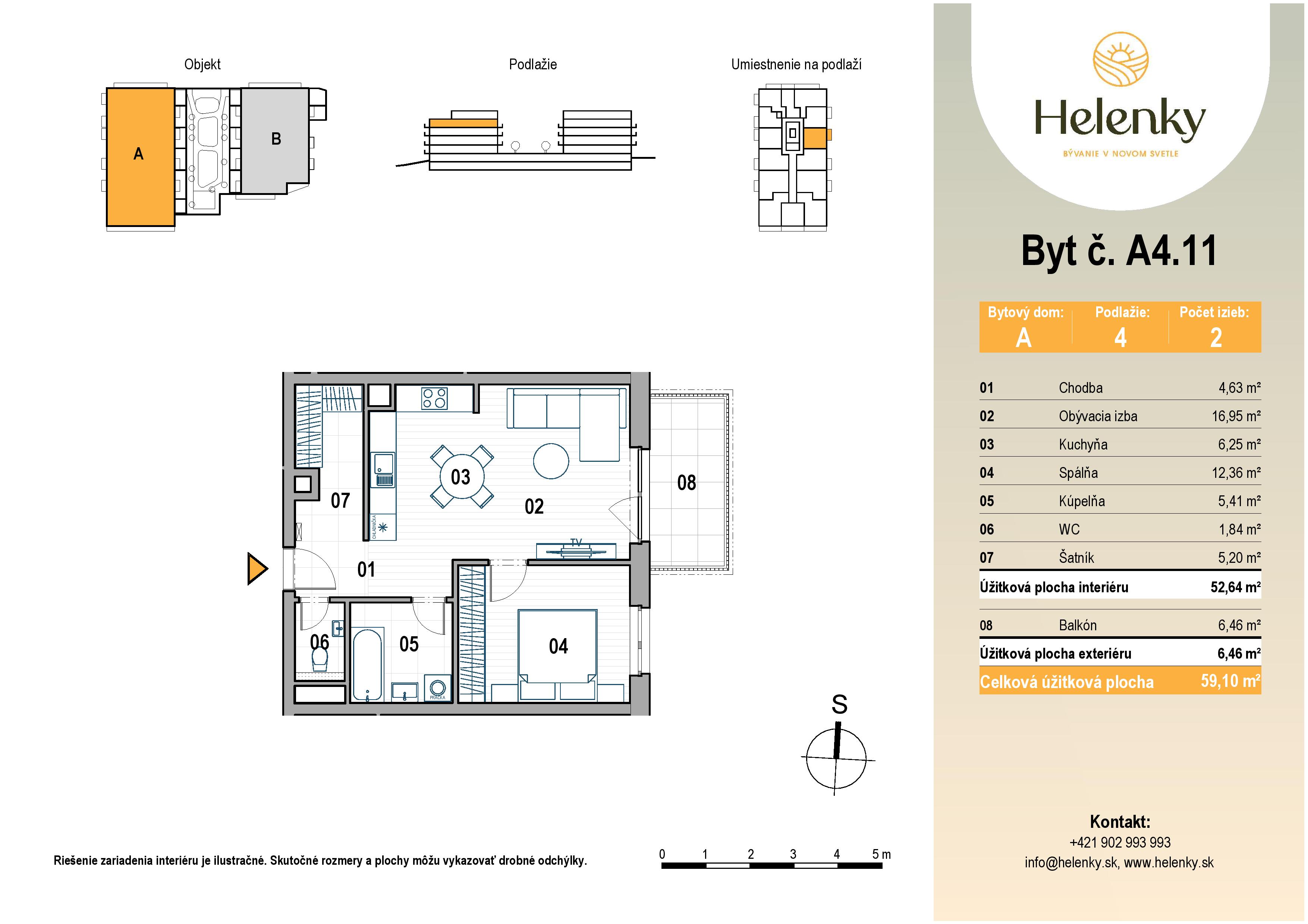 Helenky - A4.11 - Pôdorys