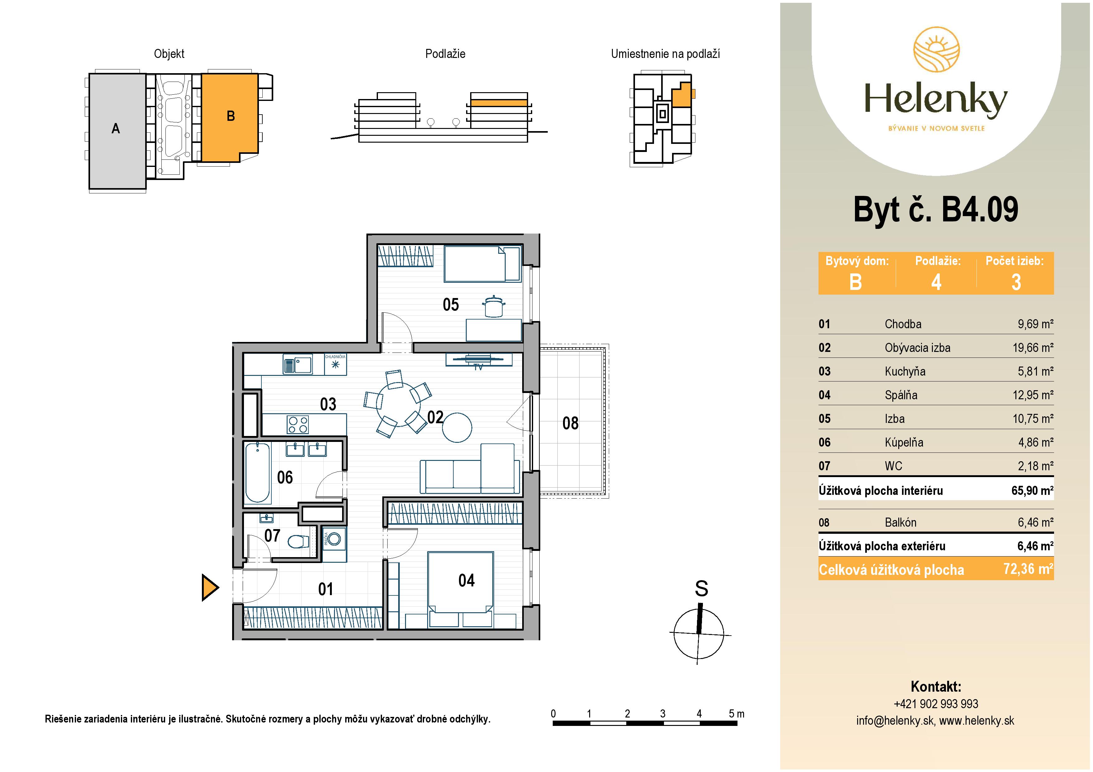 Helenky - B4.09 - Pôdorys
