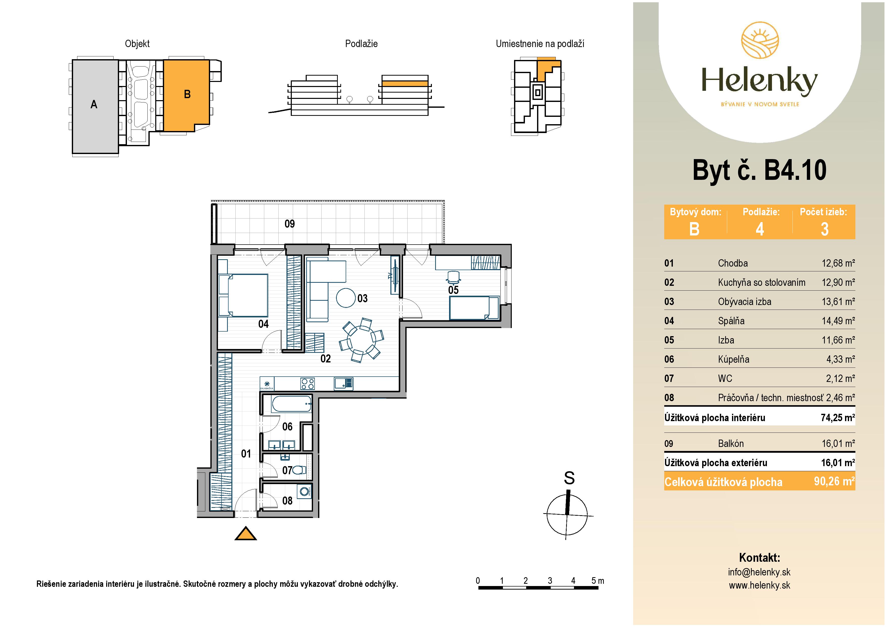Helenky - B4.10 - Pôdorys