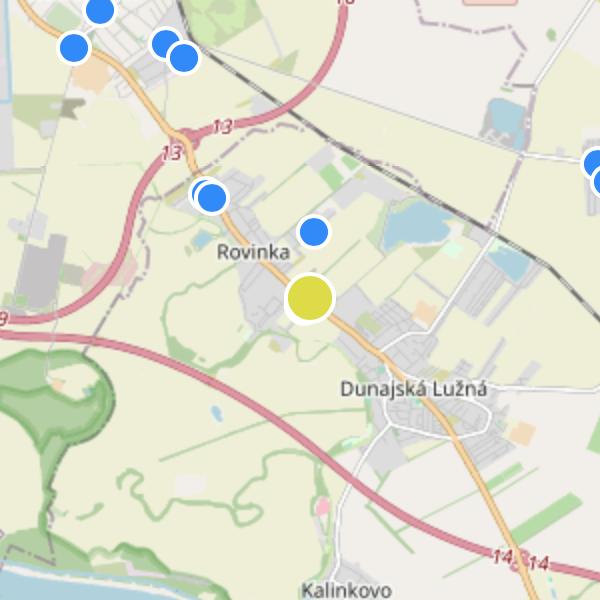 Park Rovinka - map