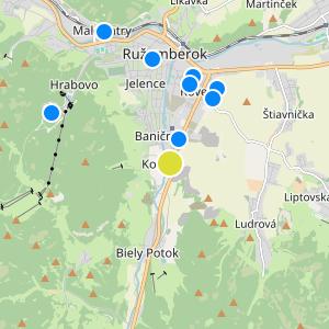 Bátorky - map