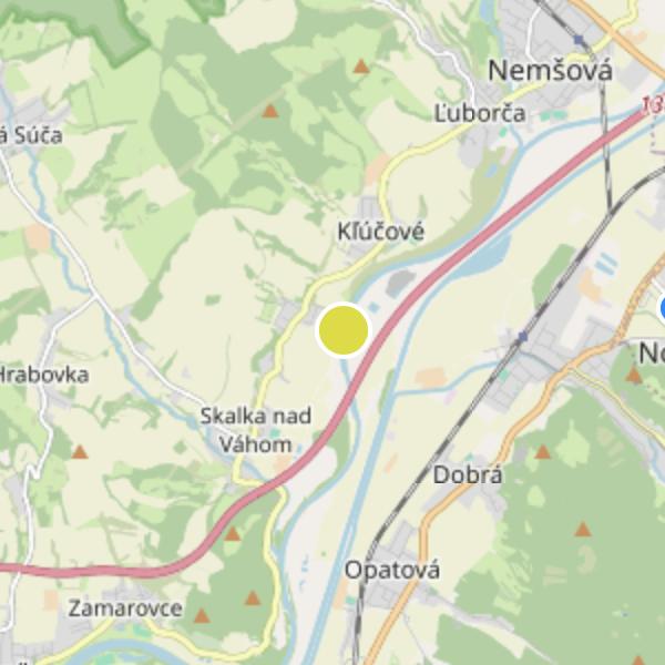 Bývanie Skalka - map