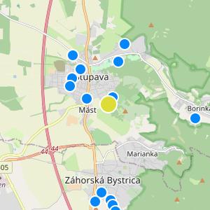 Bývam v novom - map
