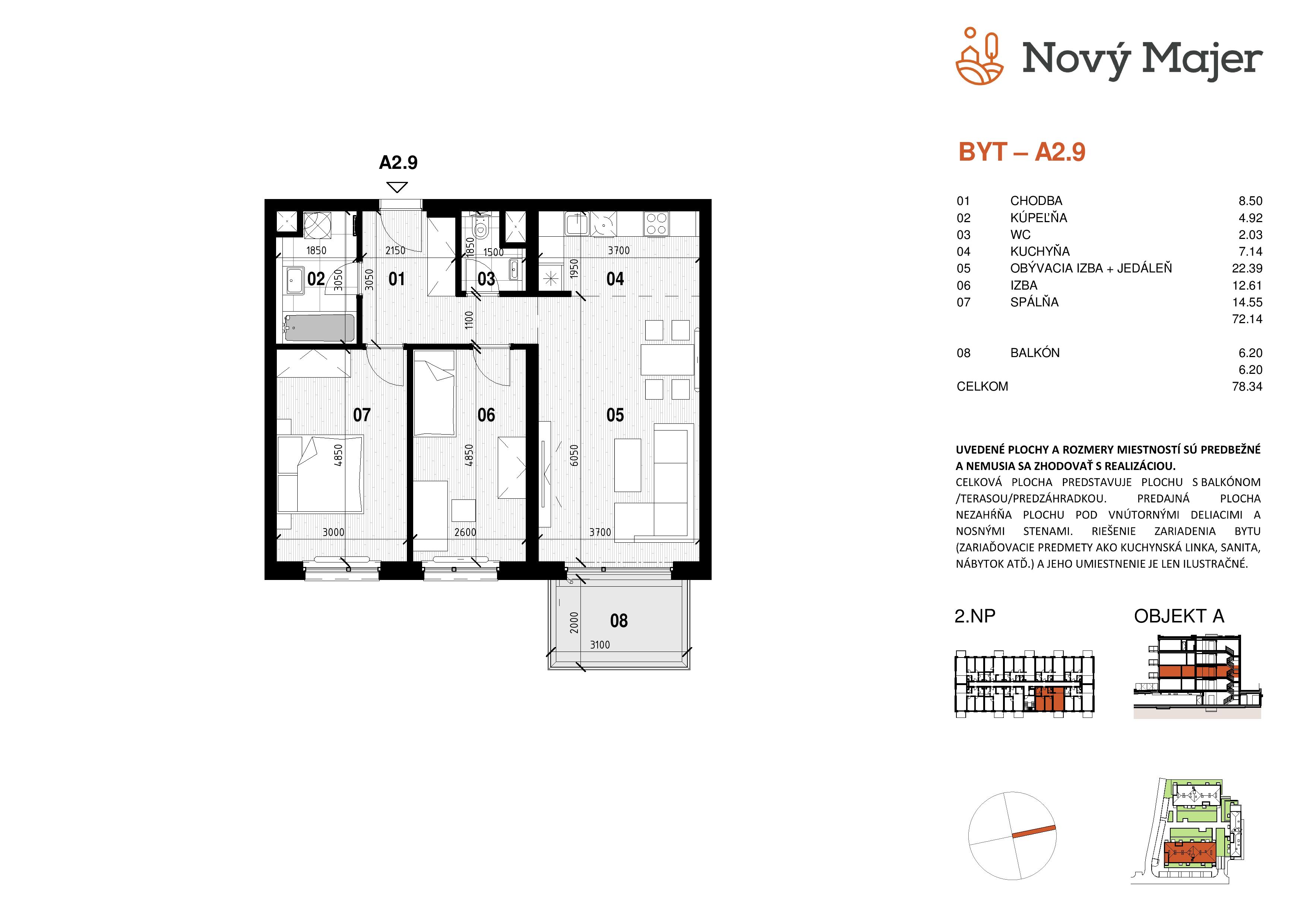 Nový Majer - A2.9 - Pôdorys