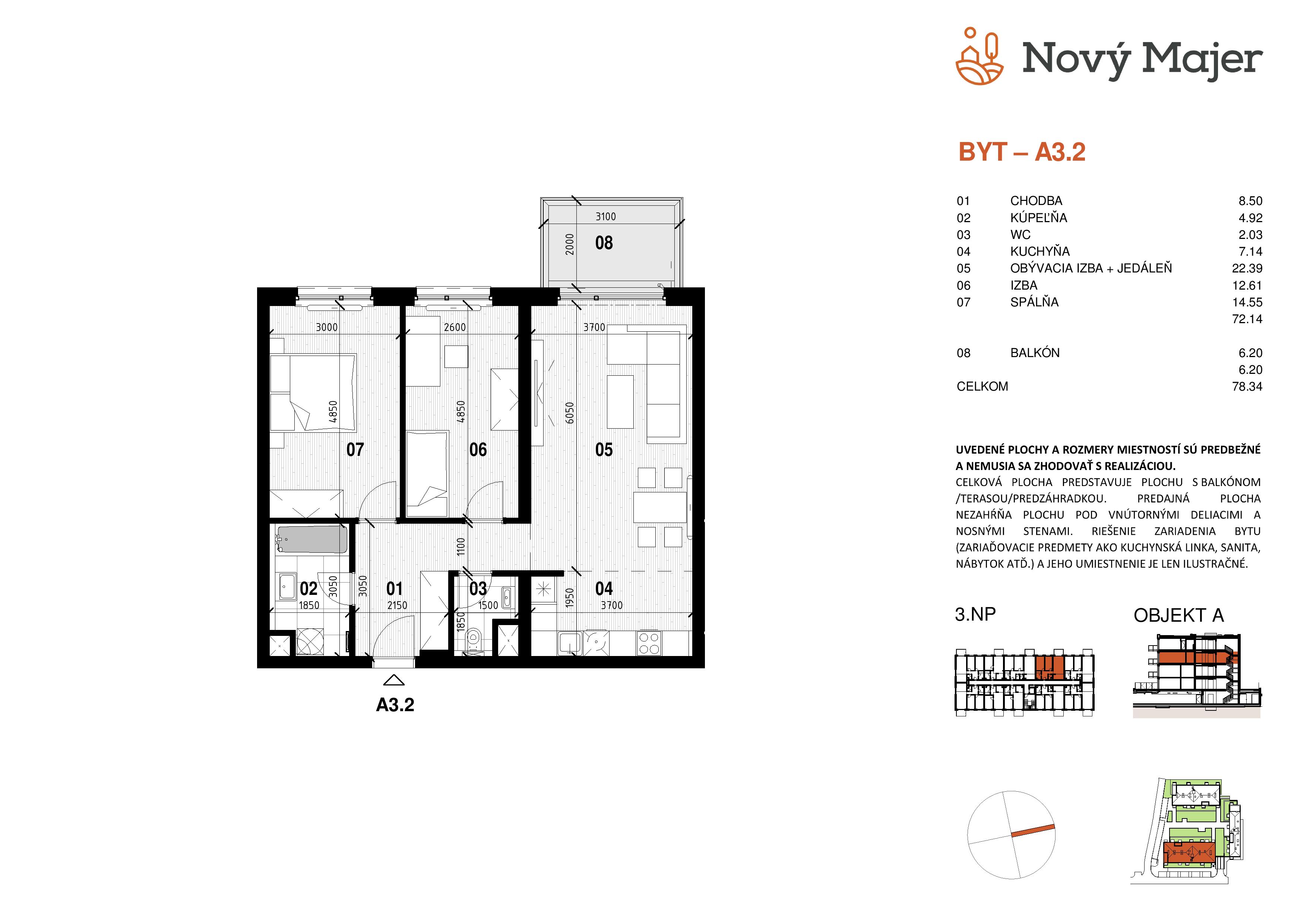 Nový Majer - A3.2 - Pôdorys