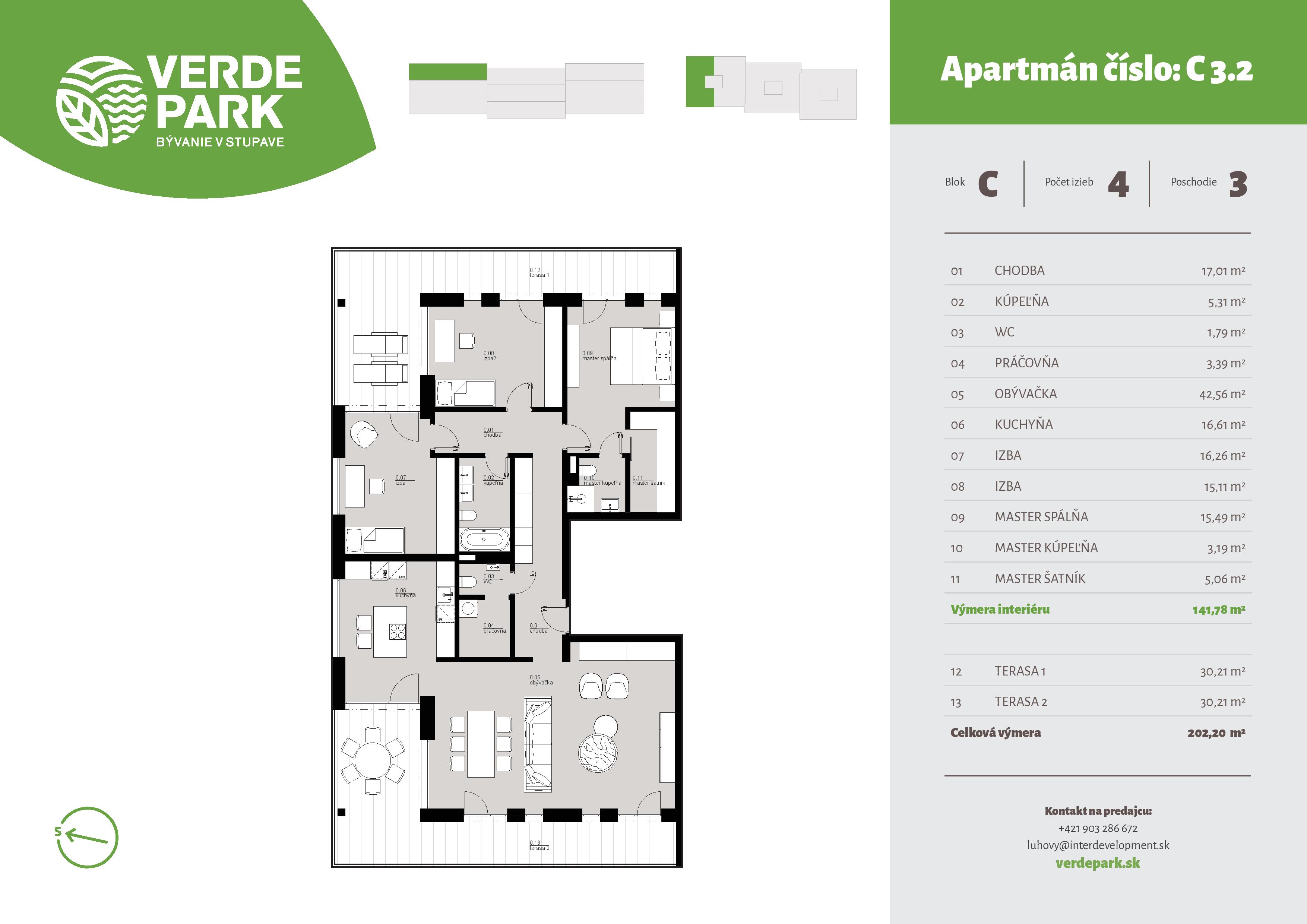 Verde Park - C3.2 - Pôdorys