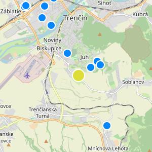Dolné mesto - map