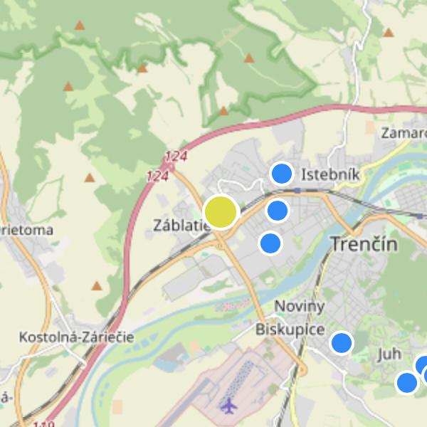 Hanzlíkovská - map