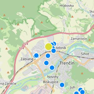 Silvánska - map