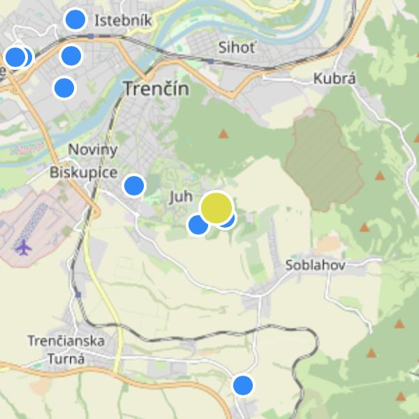 Za Južnou - map