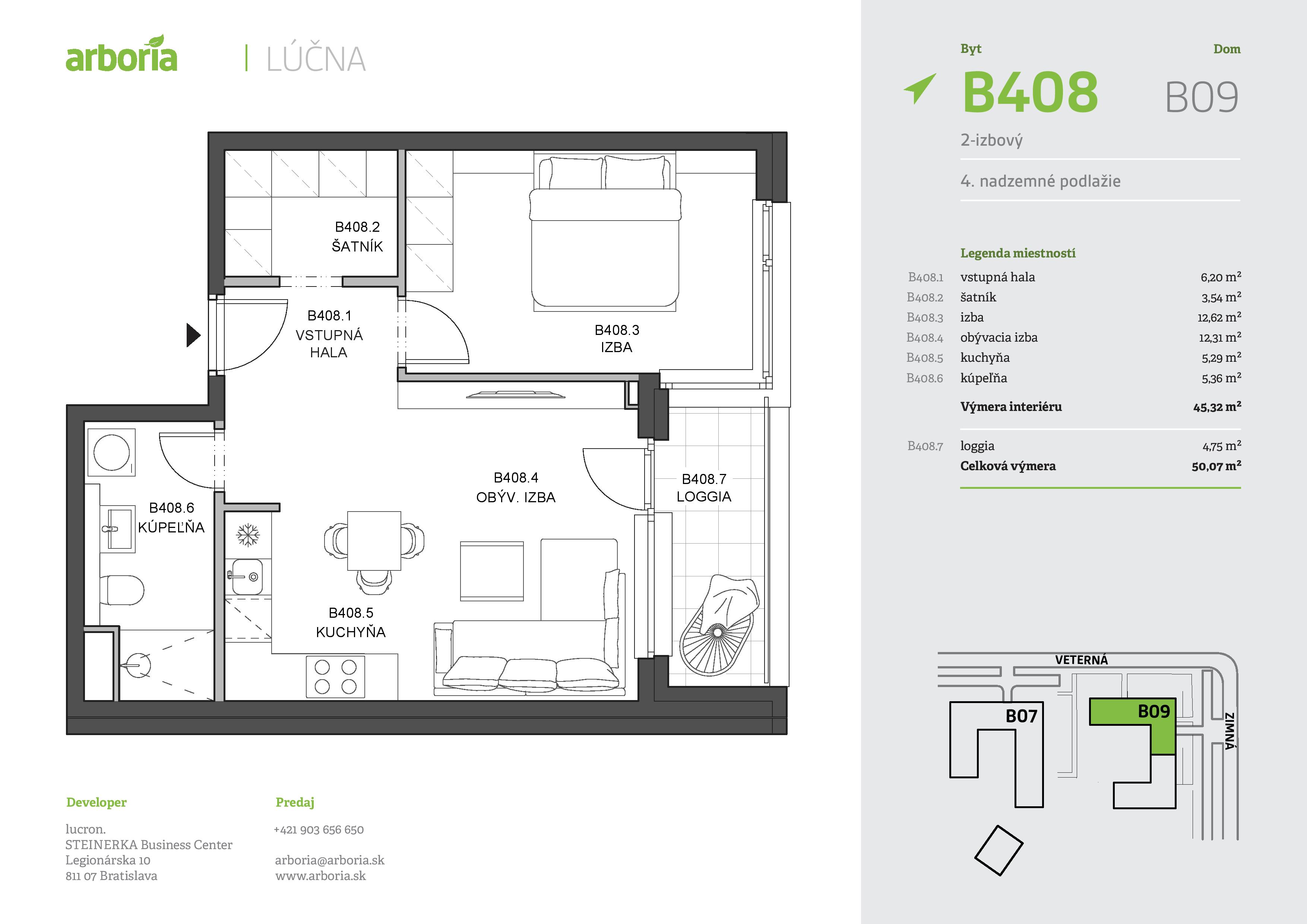 Arboria - B408 - Pôdorys