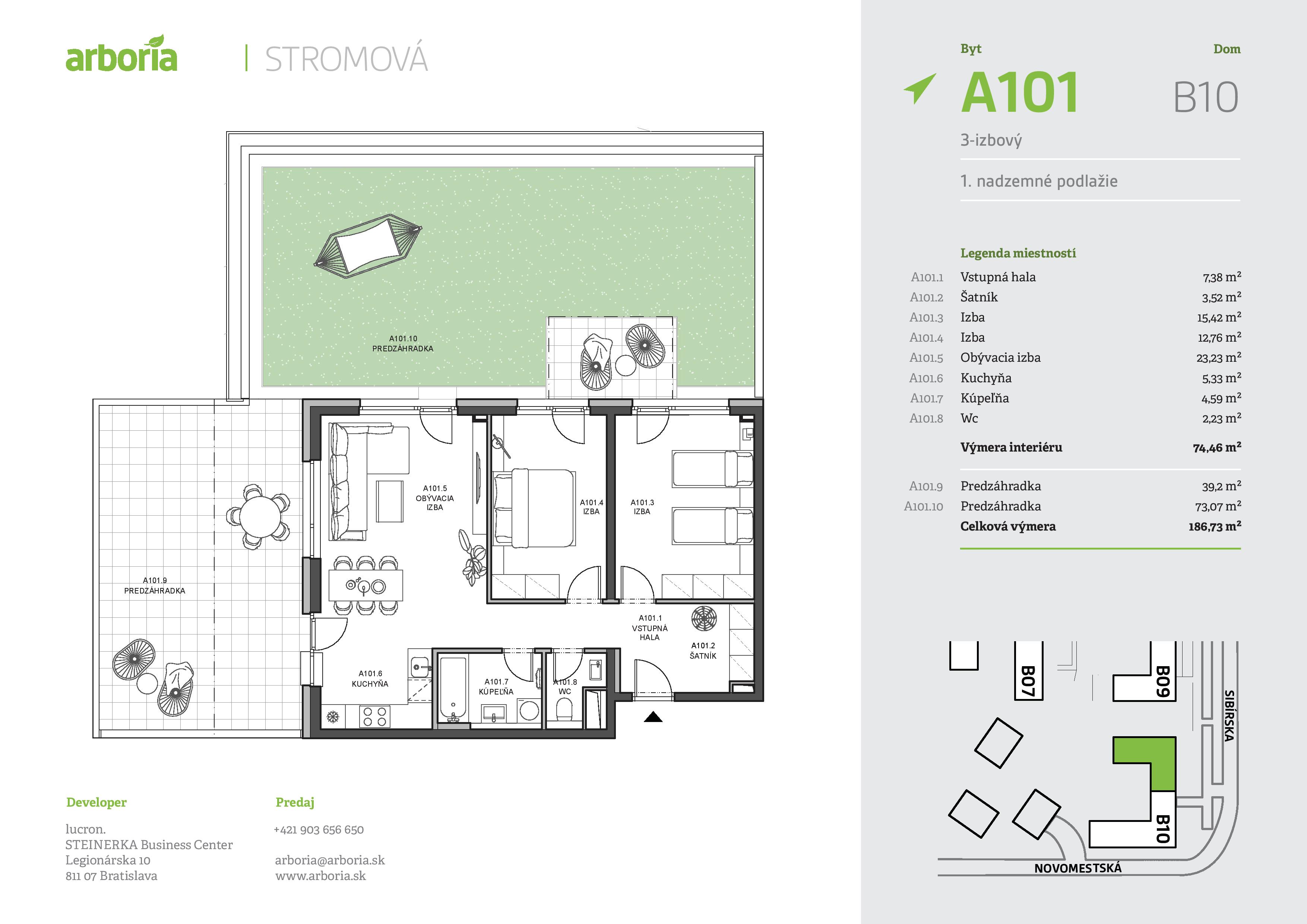 Arboria - A101 - Pôdorys
