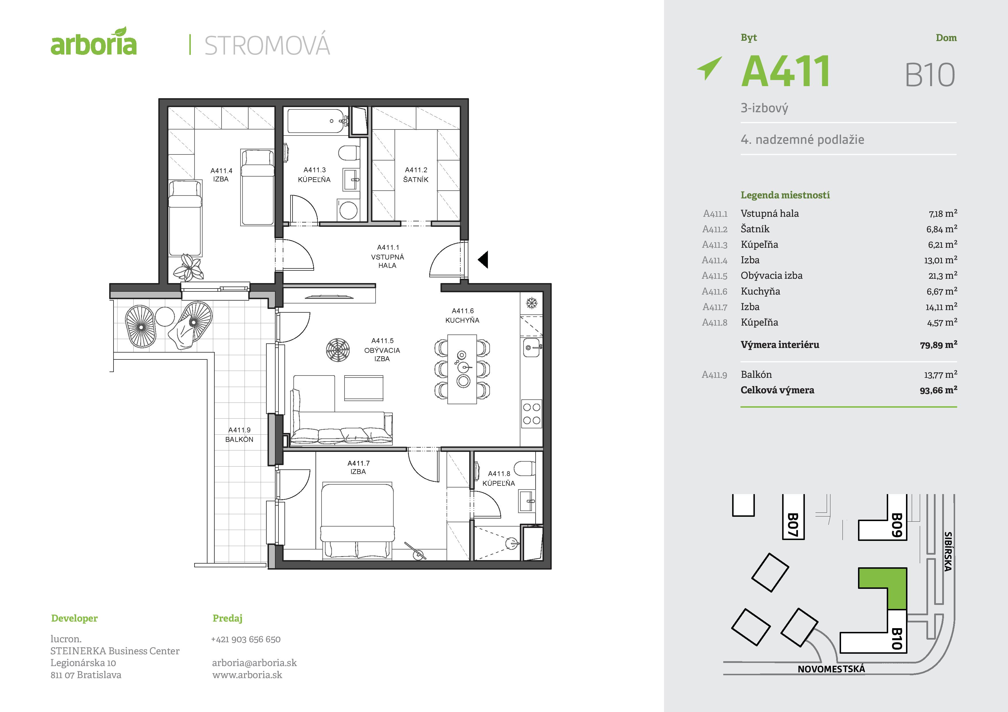 Arboria - A411 - Pôdorys