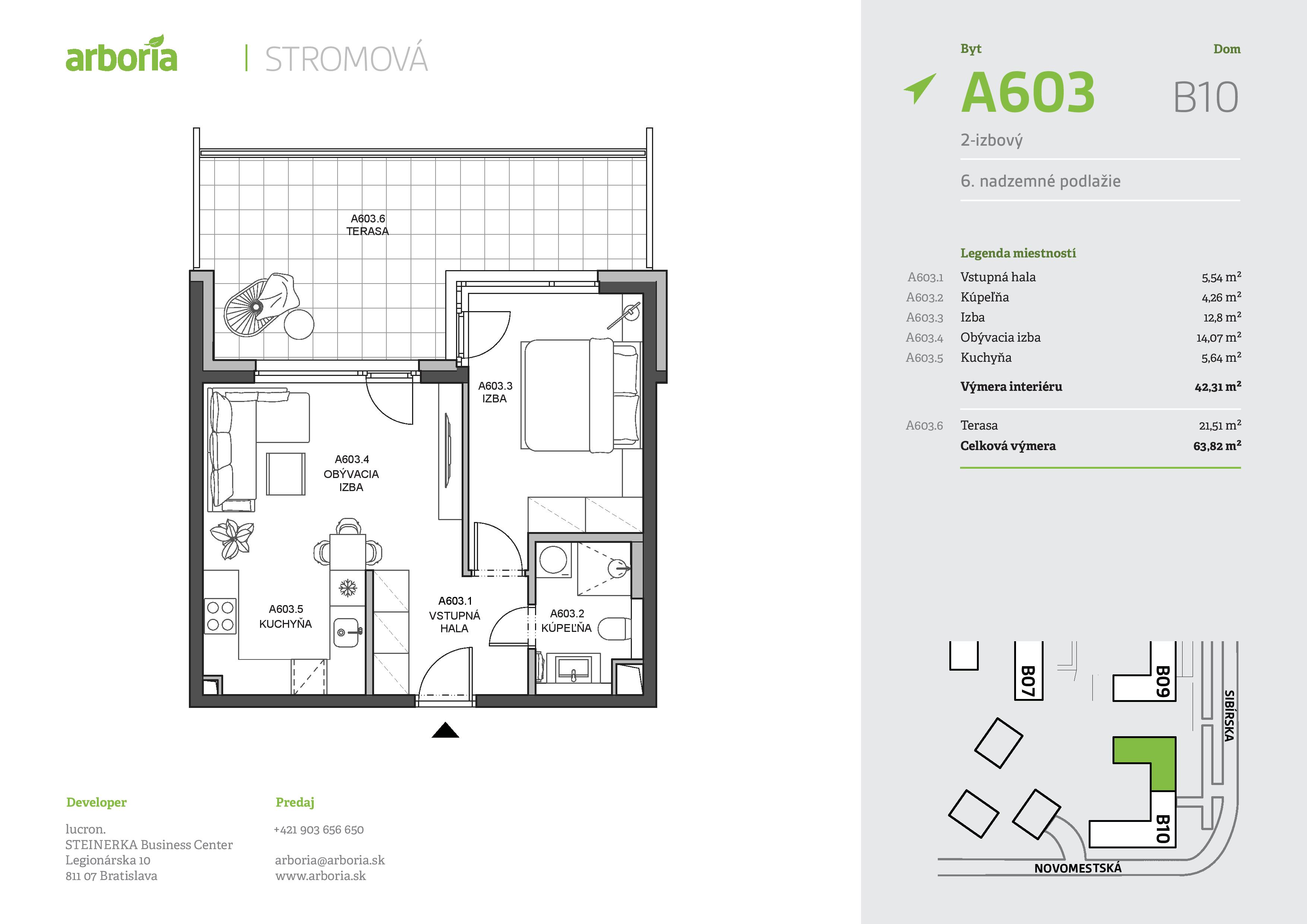 Arboria - A603 - Pôdorys
