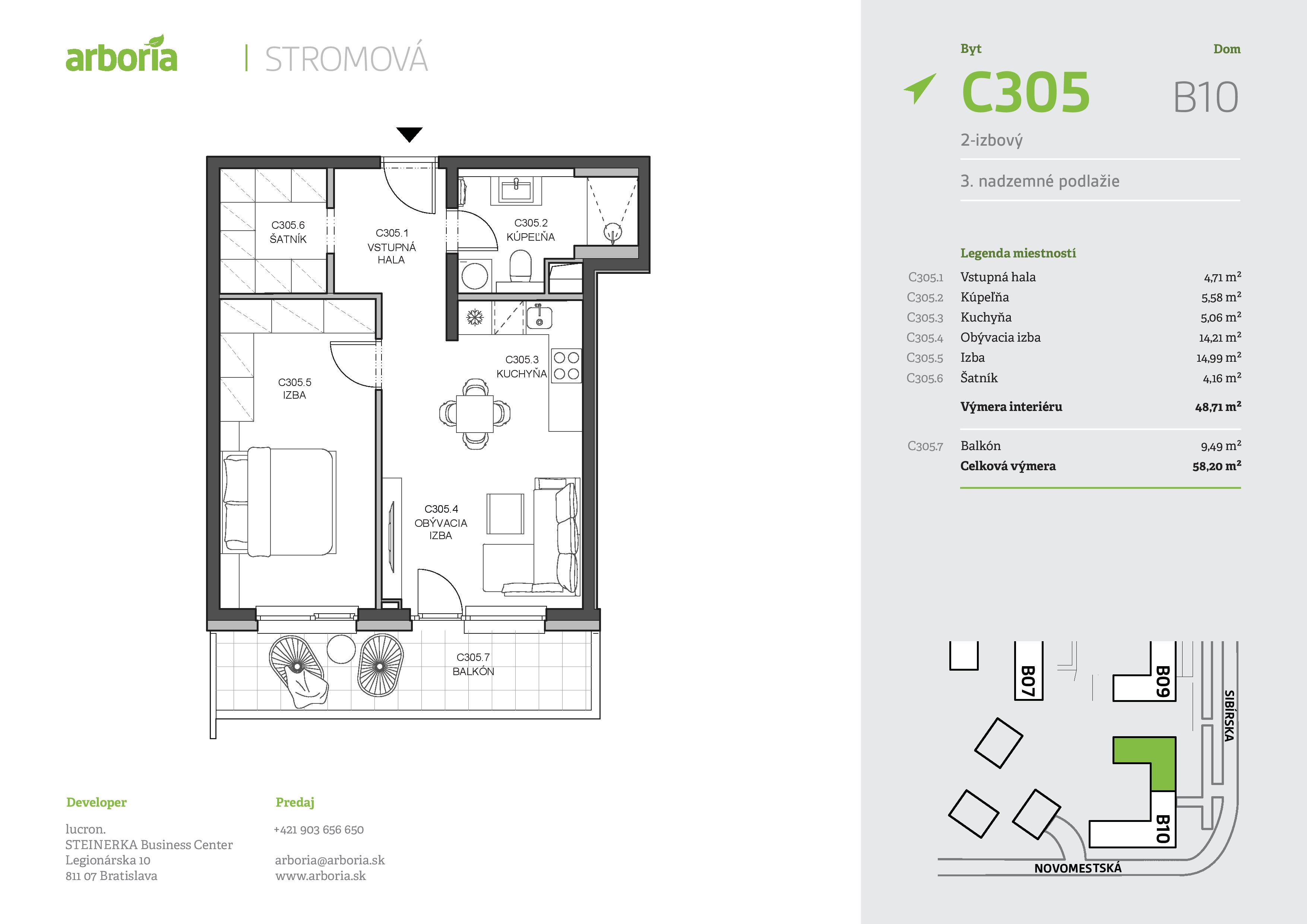 Arboria - C305 - Pôdorys