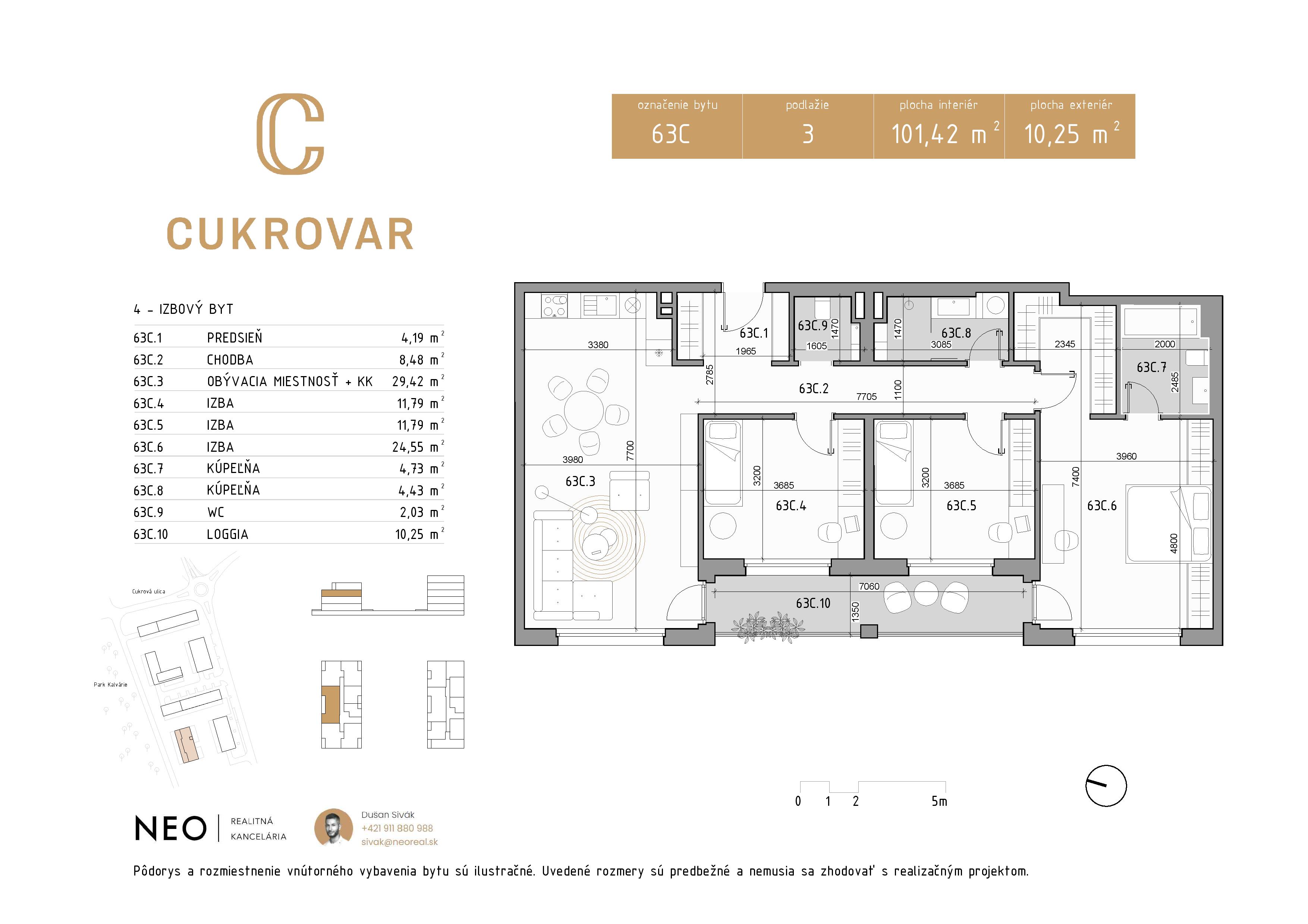 Cukrovar - 63C - Pôdorys