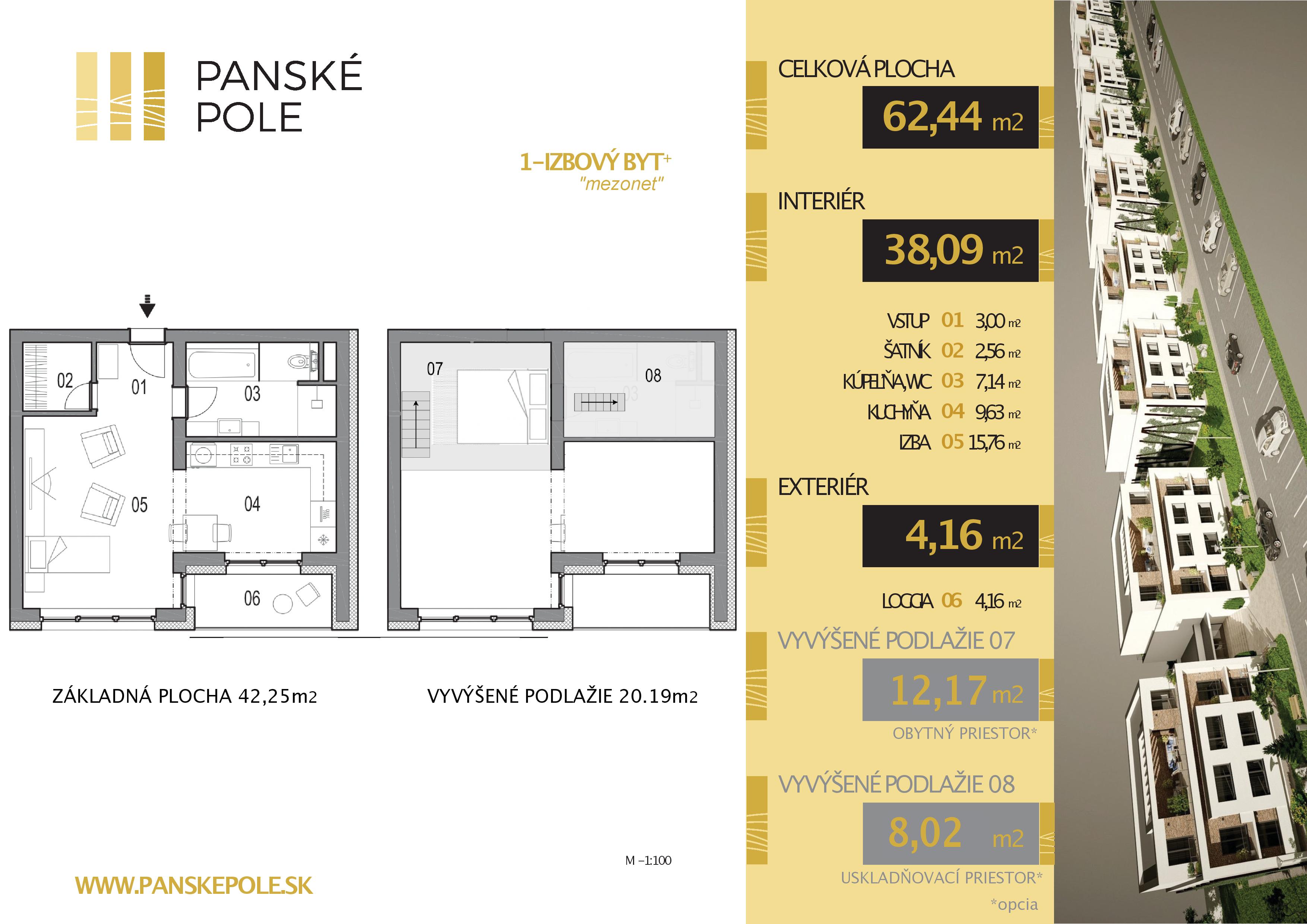 Panské Pole - LUCERNA 2.13 - Pôdorys