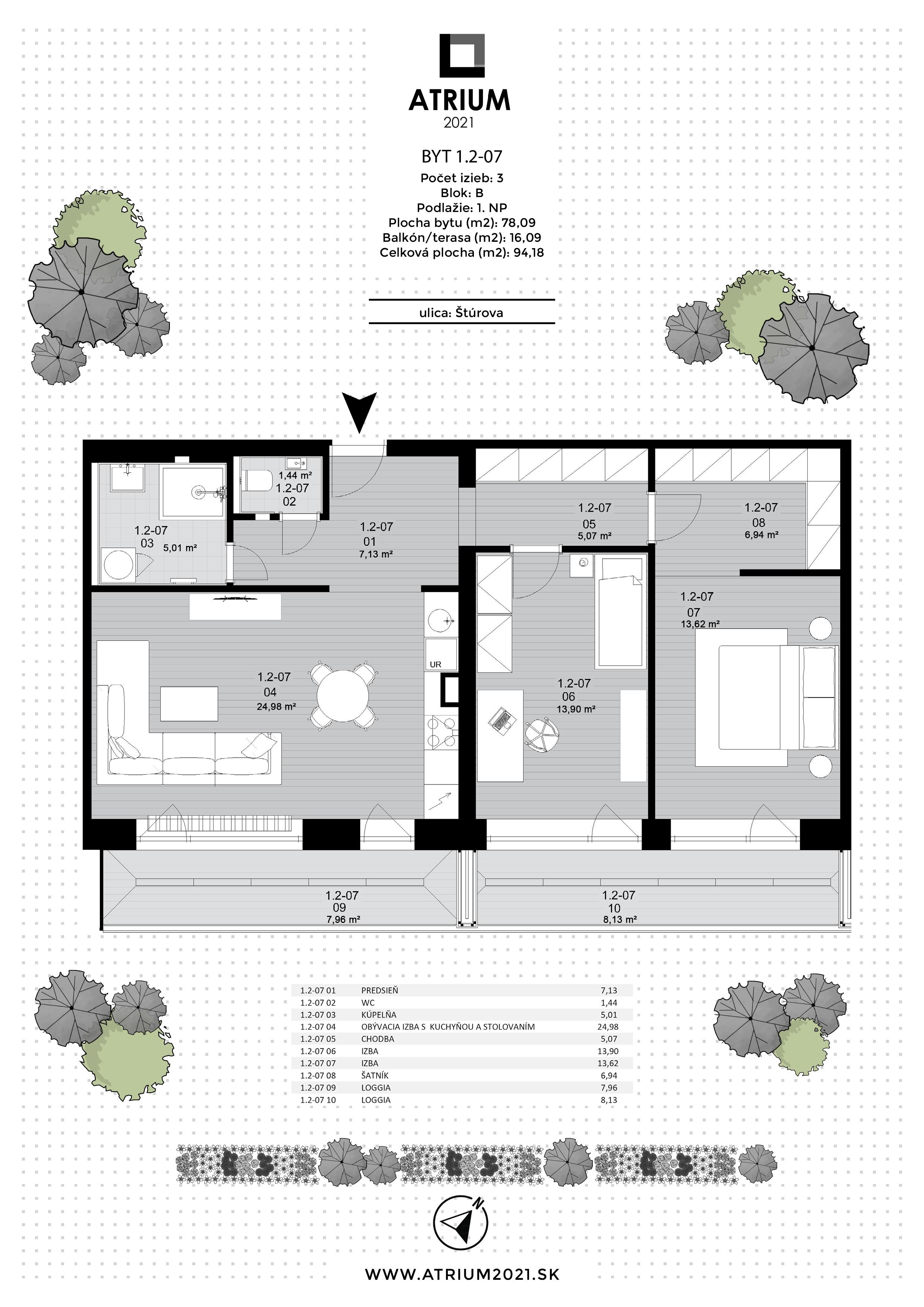 Atrium 2021 - 1.2-07 - Pôdorys