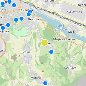 Rezidencia Vŕšok - map