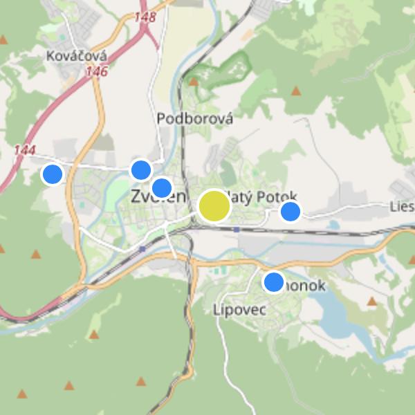Sokolka premium - map